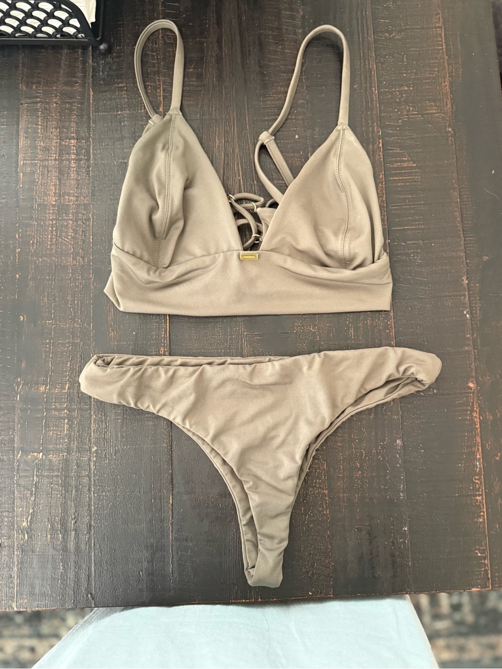 Gooseberry Seaside two-piece bikini set - coconut